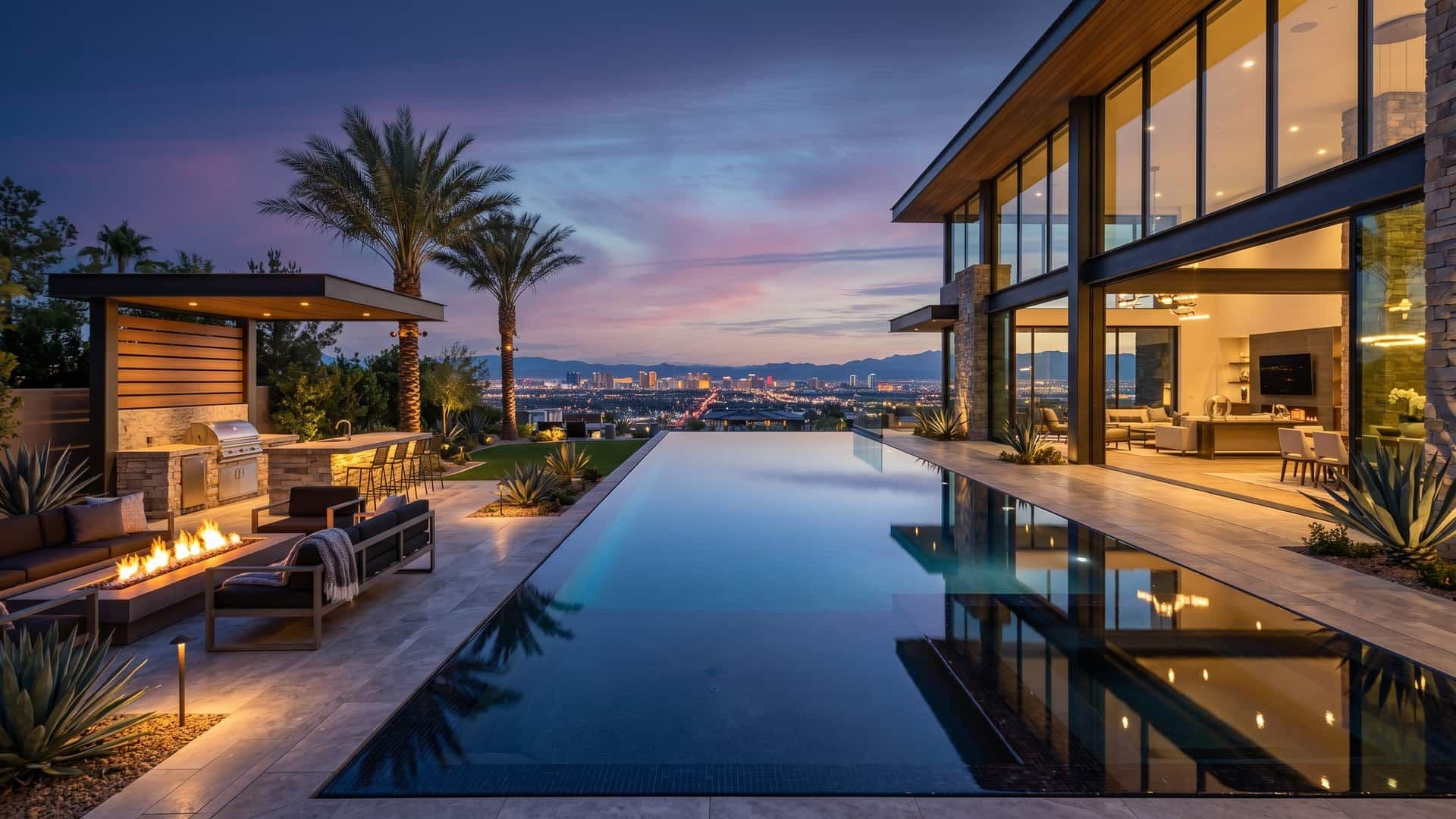 Las Vegas single-story home neighborhood