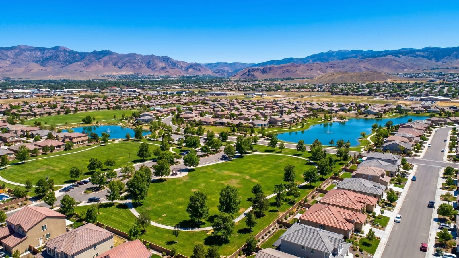 Spanish Springs, northeast of Sparks — large suburban valley with foothill views in Northern Nevada